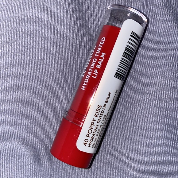 FOUND Lip Hydrating Tinted Lip Balm, 40, Poppy Kiss, 0.125 Fl Oz - Picture 5 of 5